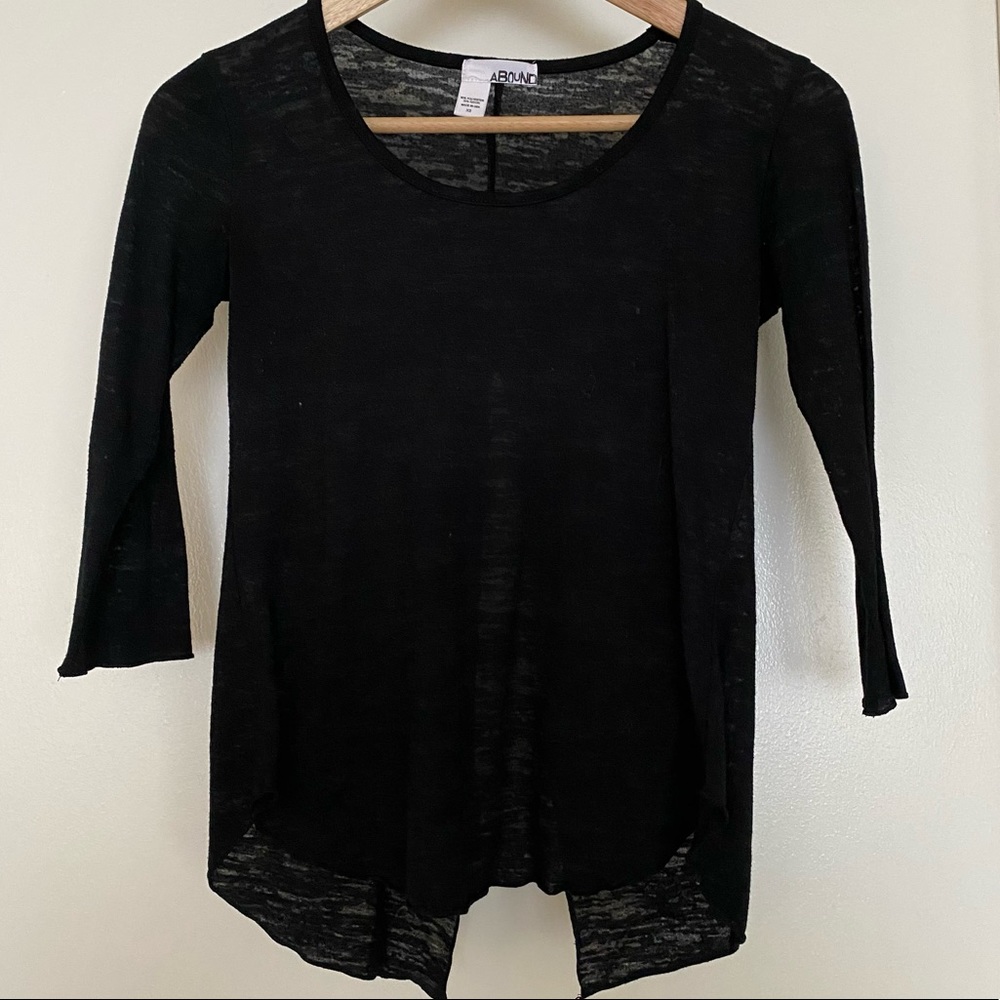 Abound Black Shirt